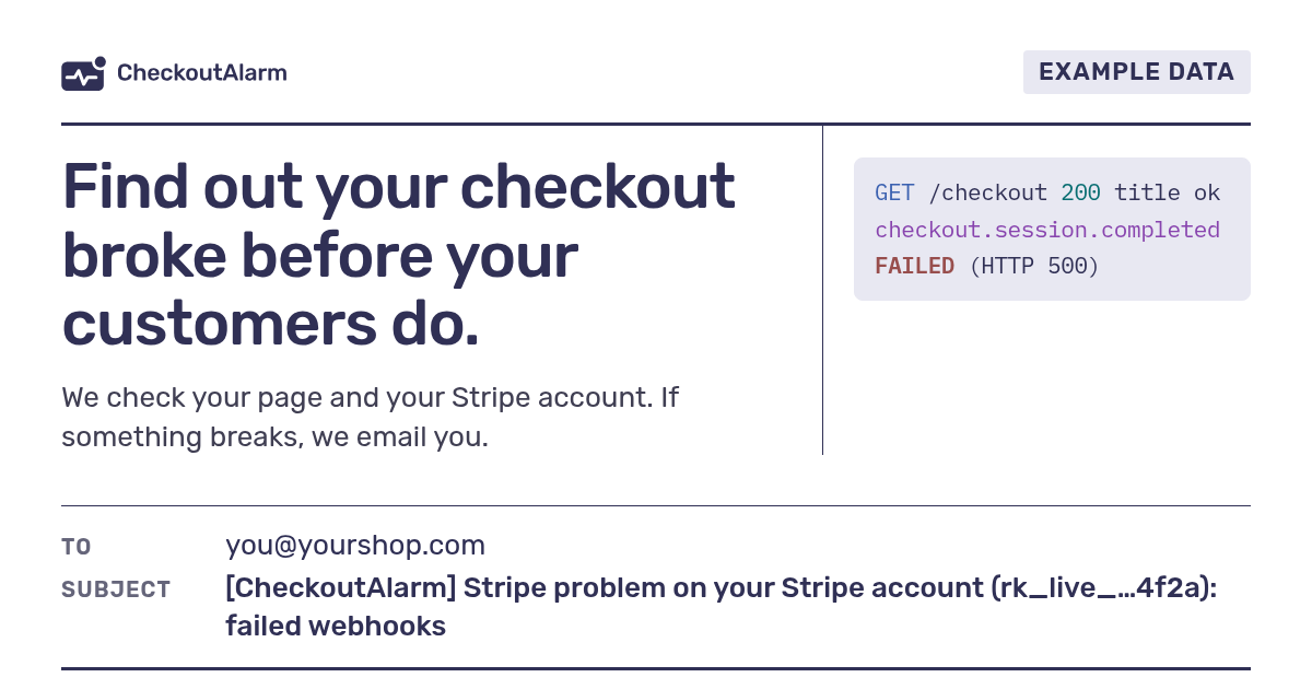 CheckoutAlarm screenshot 1